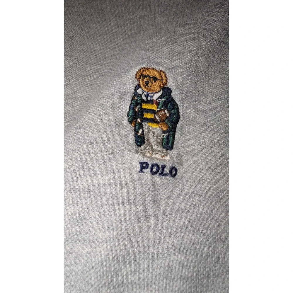 Polo Ralph Lauren Mens‎ Size  XXL Gray Polo Bear Classic Fit  Golf